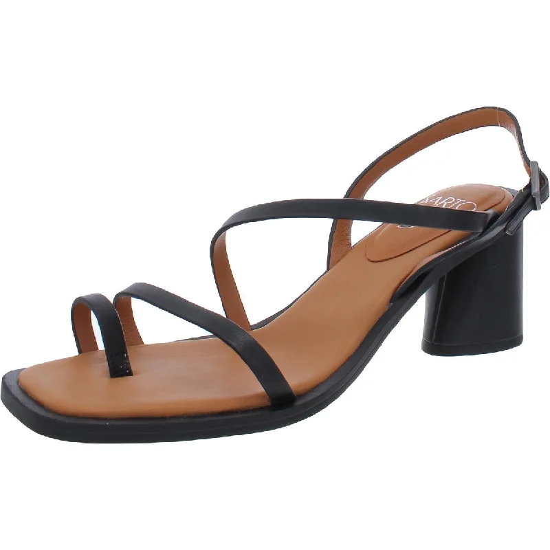 Lace Design Franco Sarto Womens Rache Leather Slingback Dress Sandals