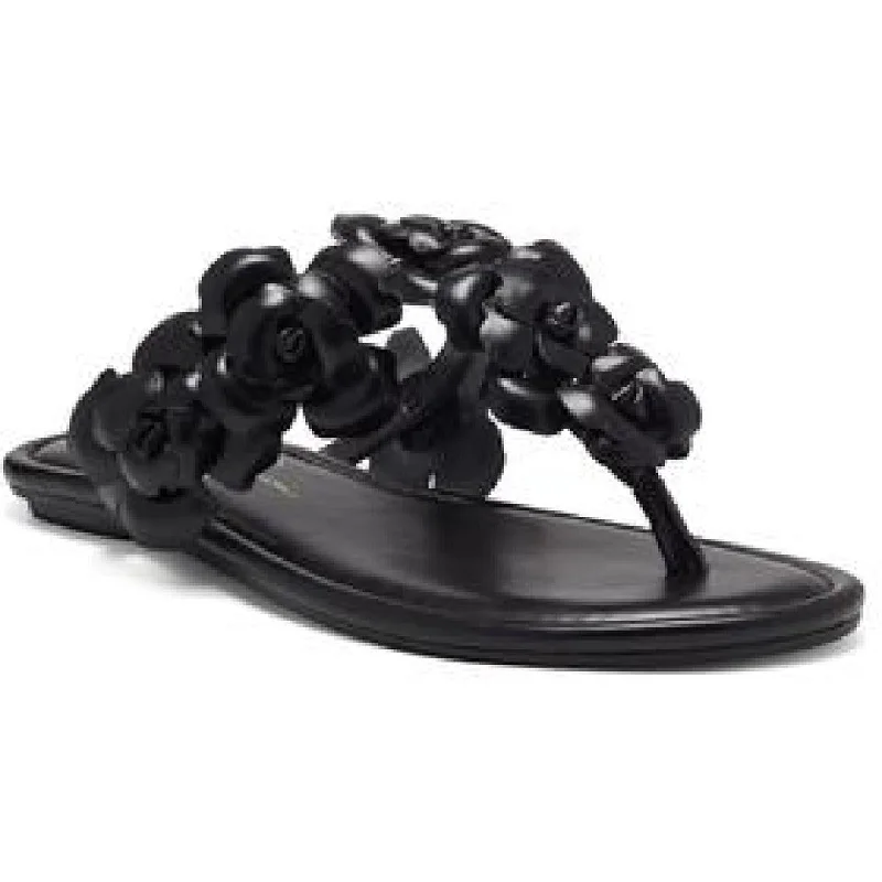 Fashion Selection Jessica Simpson Ginima Women's Floral Embellished Flat Thong Sandals