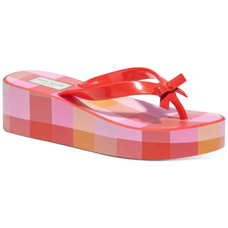 Perfect Tailoring Kate Spade New York Womens Rina Slip-On Thong Flip-Flops