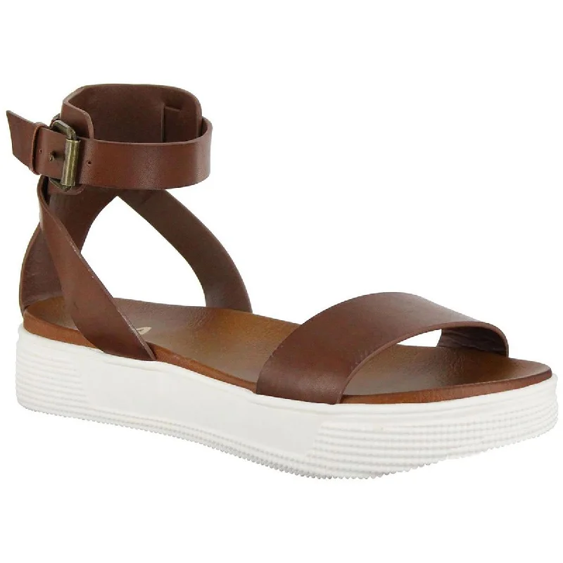 Modern Tailoring Mia Womens Ellen Ankle Strap Slip On Strappy Sandals