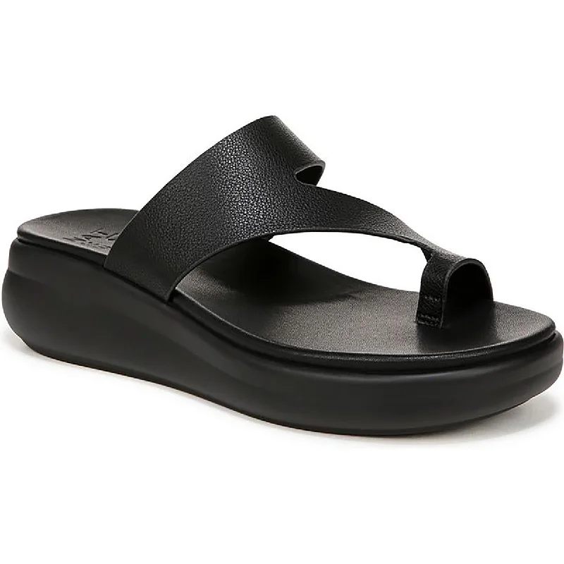 Must-have For Fashion Naturalizer Womens Faux Leather Toe Loop Slide Sandals