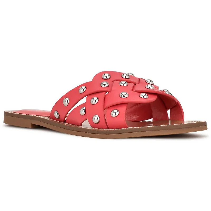 Goddess Outfit Nine West Womens Cia  Slip On Open Toe Slide Sandals