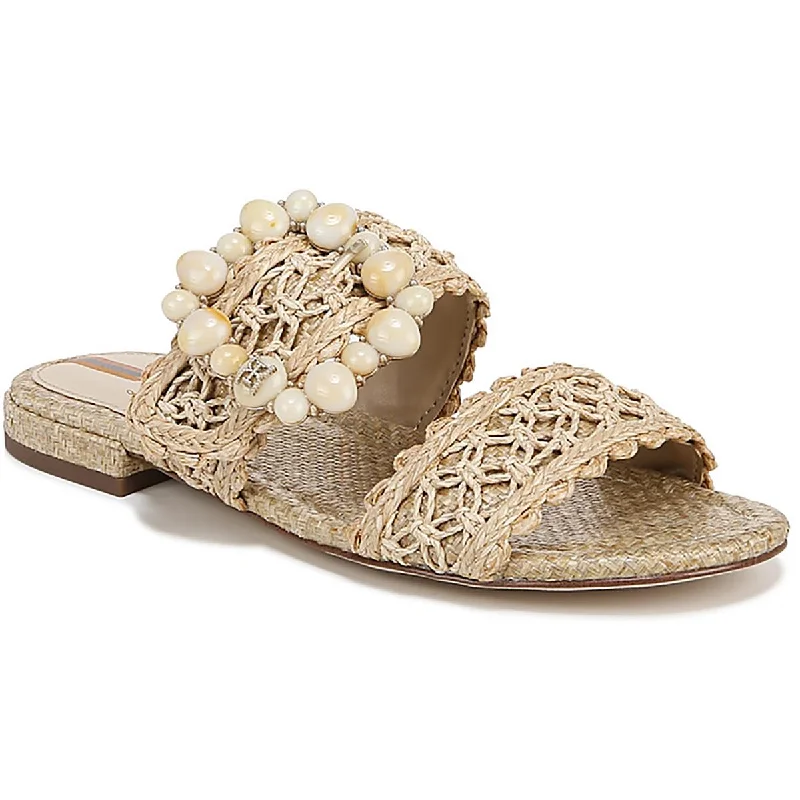 Artistic Temperament Sam Edelman Womens Woven Buckle Slide Sandals