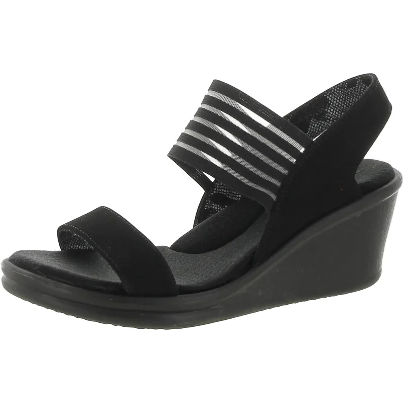 Creative Prints Skechers Womens Slingback Casual Wedge Sandals